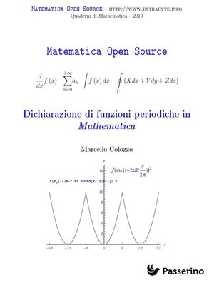 cover image of Dichiarazione di funzioni periodiche in Mathematica